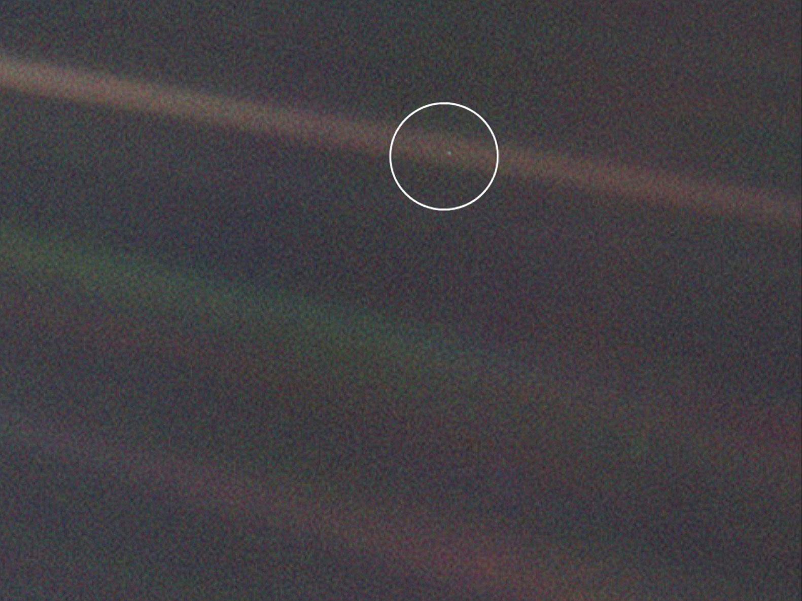 Voyager Pale Blue Dot Photo